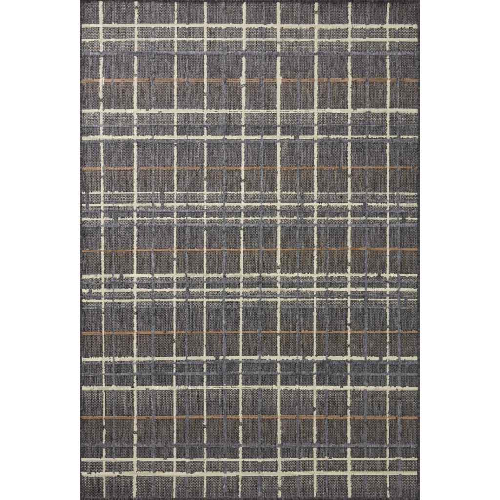 Loloi II Rainier Collection Charcoal / Multi Rug RAI-11 Charcoal / Multi / 3'-11" x 5'-11"