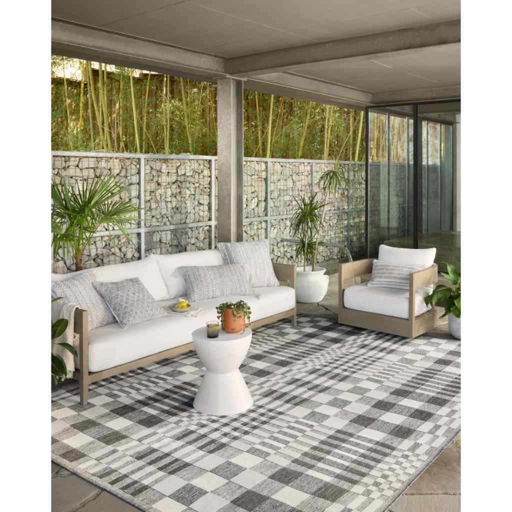 Loloi II Rainier Collection Ivory / Pebble Rug RAI-04 Ivory / Pebble / 18" x 18" Sample