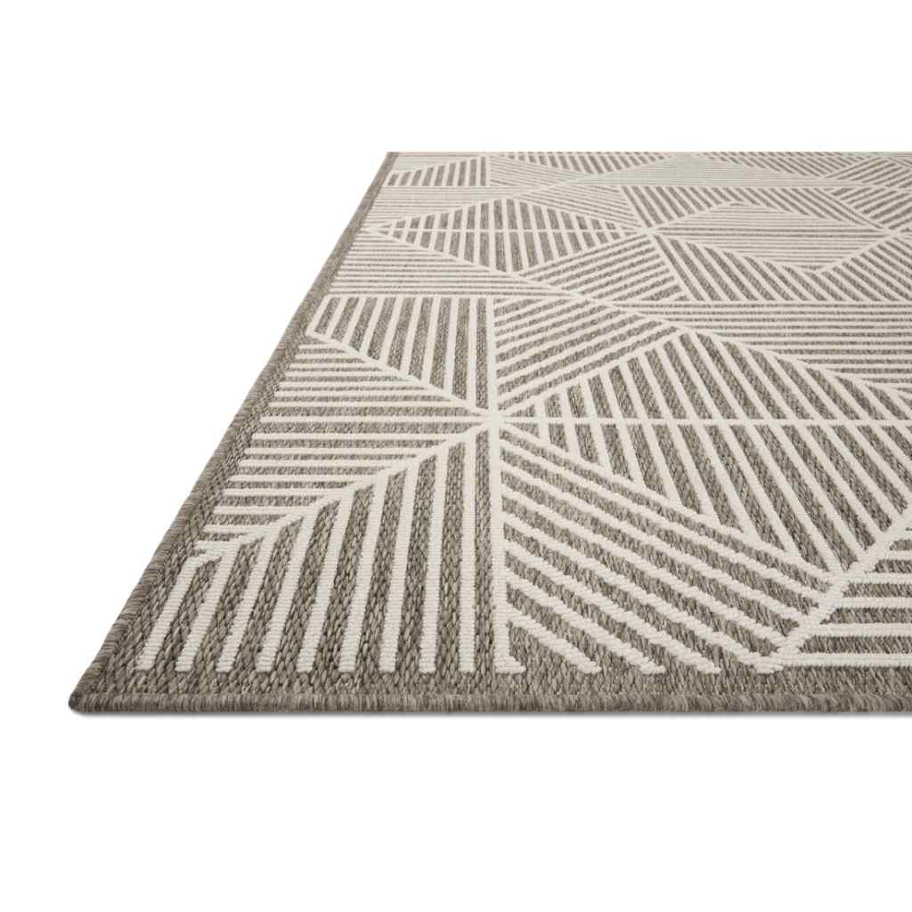 Loloi II Rainier Collection Natural / Ivory Rug RAI-03 Natural / Ivory / 18" x 18" Sample
