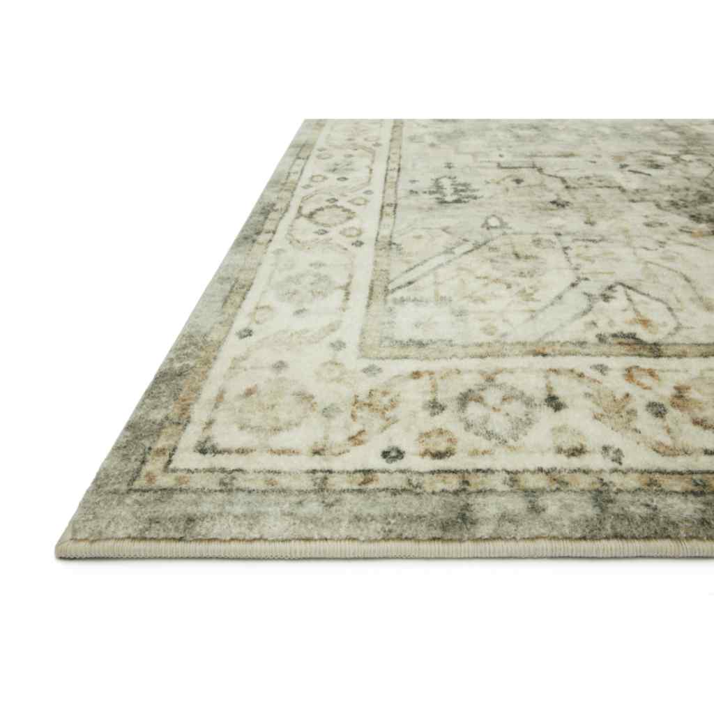 Loloi II Rosette Collection Sage / Beige Rug ROS-09 Sage / Beige / 18" x 18" Sample