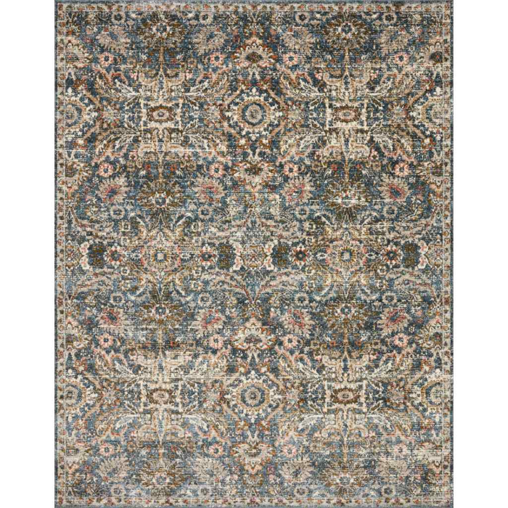 Loloi II Saban Collection Blue / Sand Rug SAB-04 Blue / Sand / 9'-4" x 13'