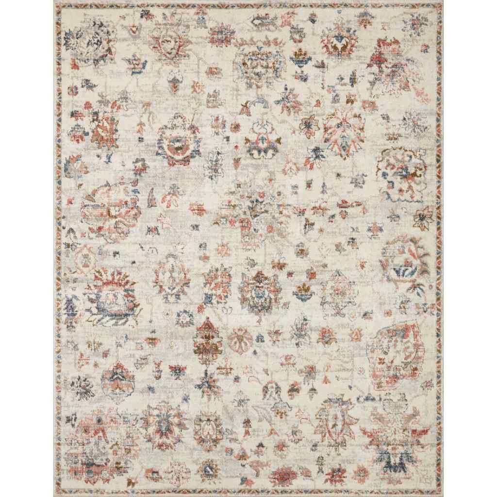 Loloi II Saban Collection Ivory / Multi Rug SAB-09 Ivory / Multi / 6'-7" x 9'-3"