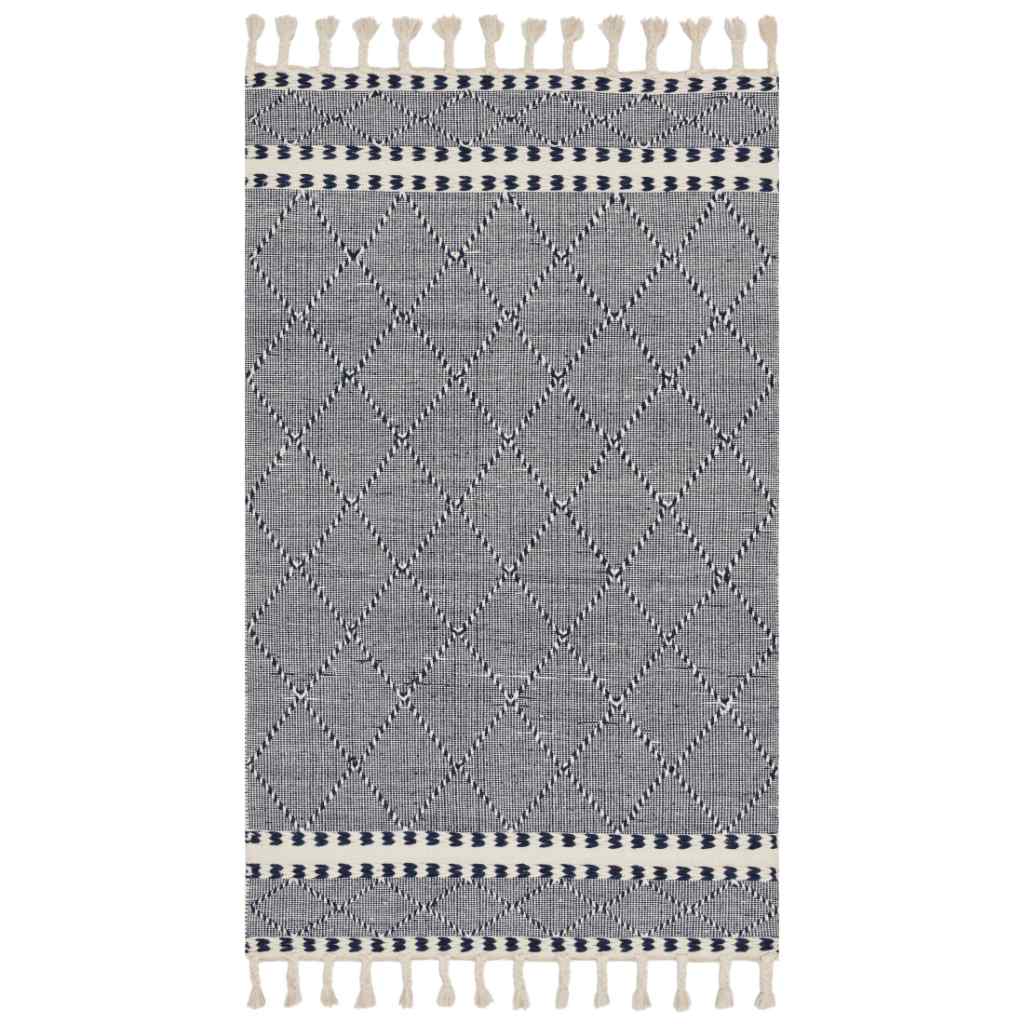 Loloi II Sawyer Collection Navy Rug SAW-02 Navy / 9'-3" x 13'