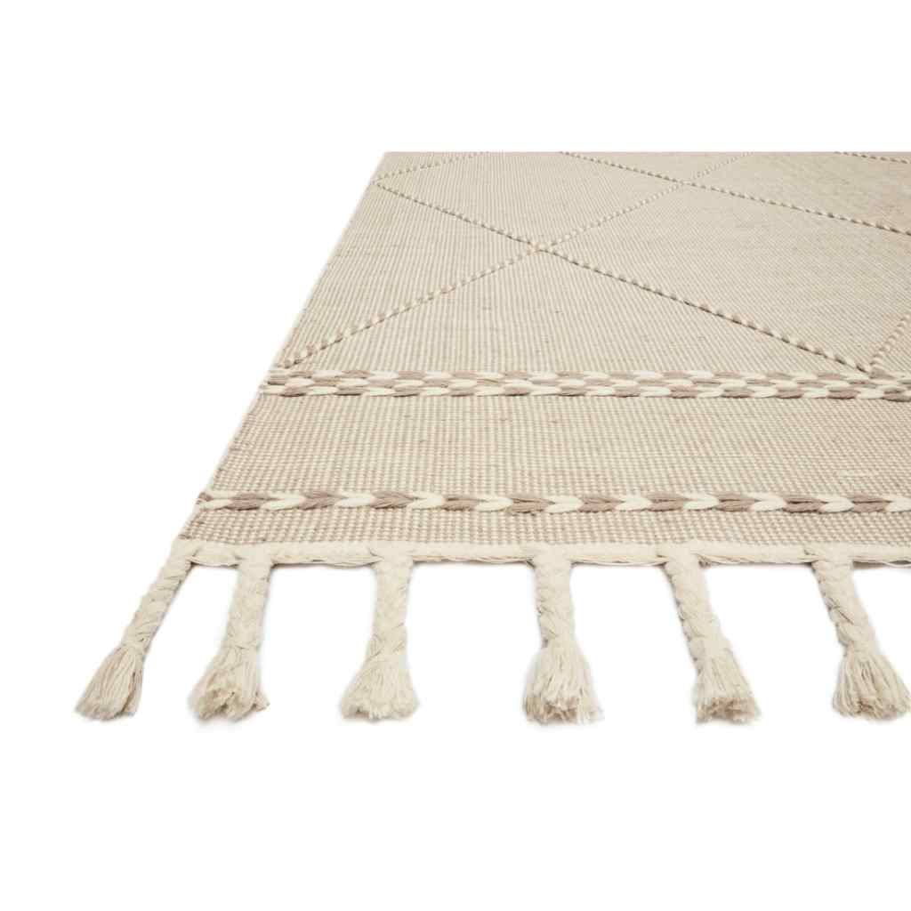 Loloi II Sawyer Collection Sand Rug SAW-03 Sand / 18" x 18" Sample
