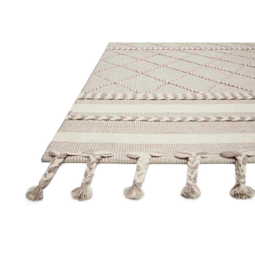 Loloi II Sawyer Collection Silver Rug SAW-05 Silver / 18" x 18" Sample