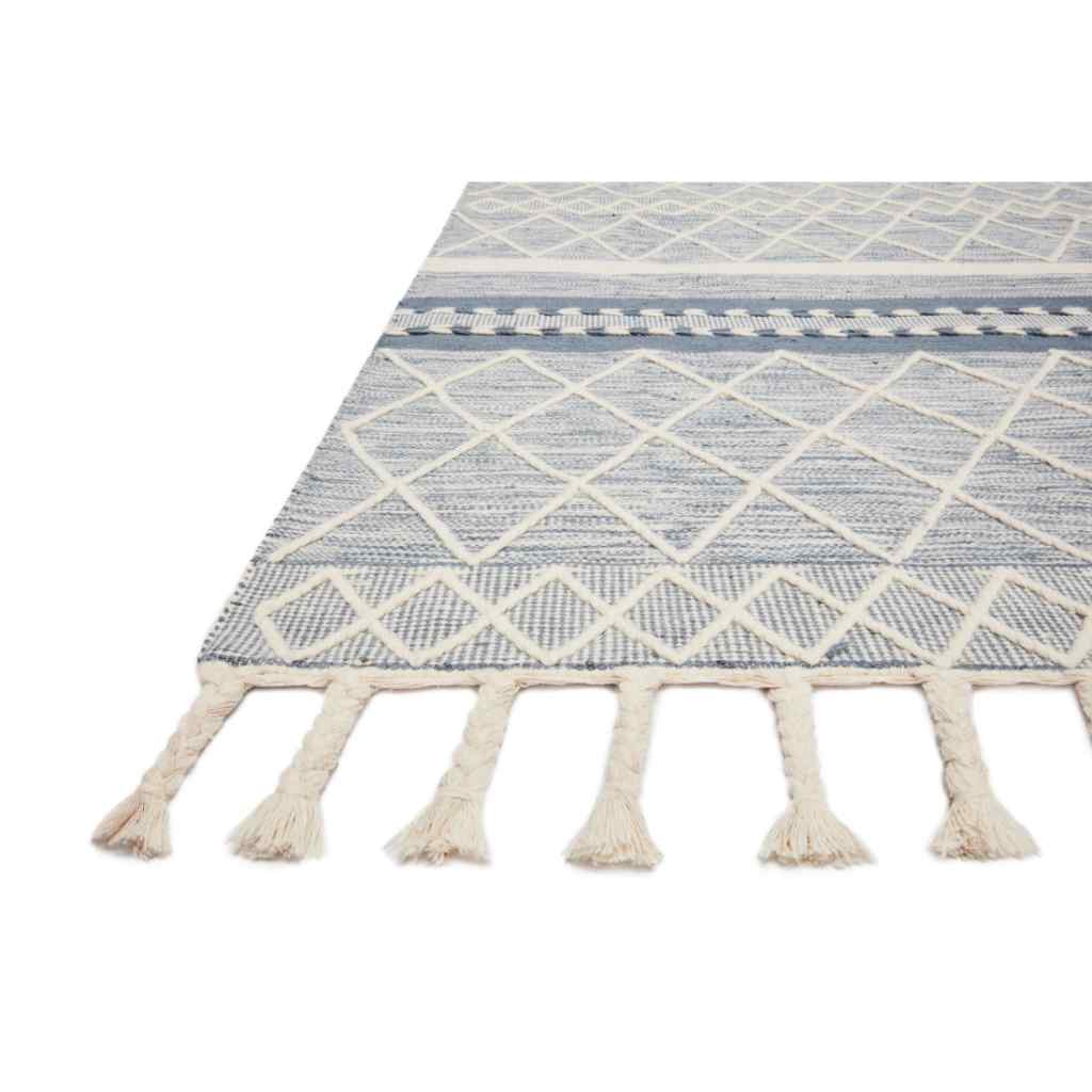 Loloi II Sawyer Collection Teal Rug SAW-04 Teal / 18" x 18" Sample