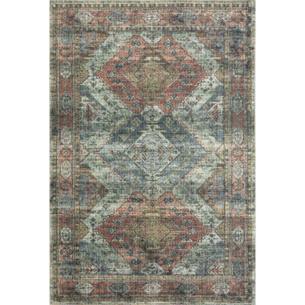 Loloi II Skye Collection Apricot / Mist Rug SKY-06 Apricot / Mist / 9'-0" x 12'-0"