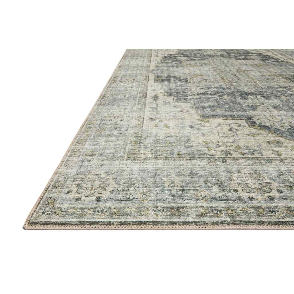Loloi II Skye Collection Charcoal / Dove Rug SKY-12 Charcoal / Dove / 18" x 18" Sample