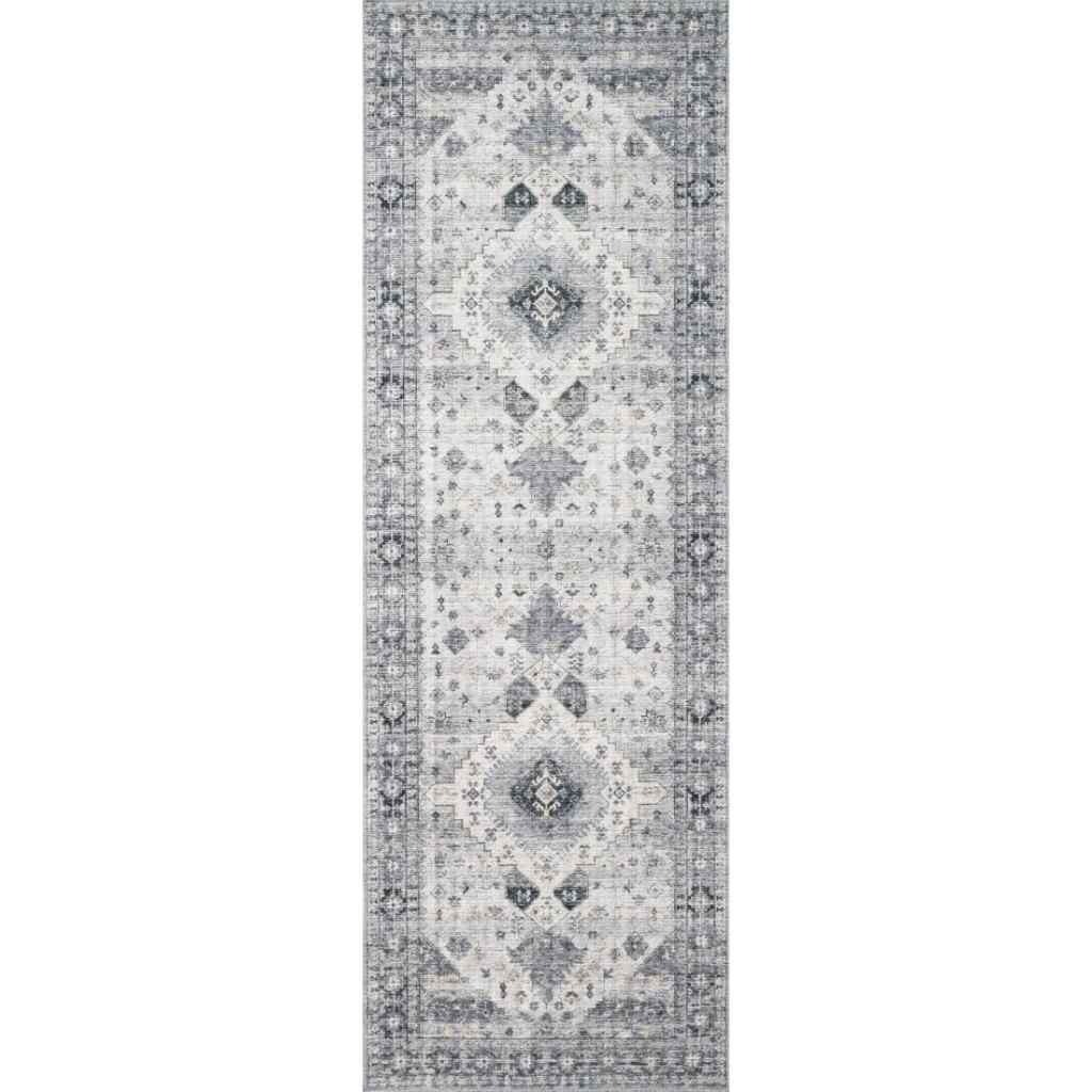 Loloi II Skye Collection Silver / Grey Rug SKY-02 Silver / Grey / 2'-6" x 10'-0"