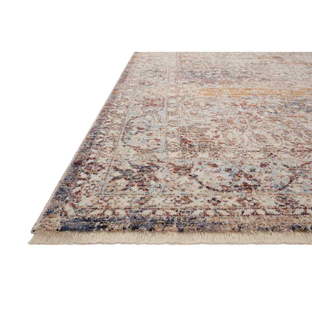 Loloi II Sorrento Collection Natural / Multi Rug SOR-04 Natural / Multi / 18" x 18" Sample