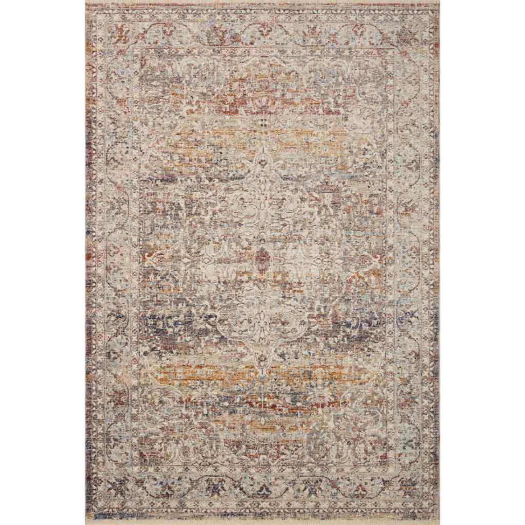 Loloi II Sorrento Collection Natural / Multi Rug SOR-04 Natural / Multi / 9'-6" x 13'-1"