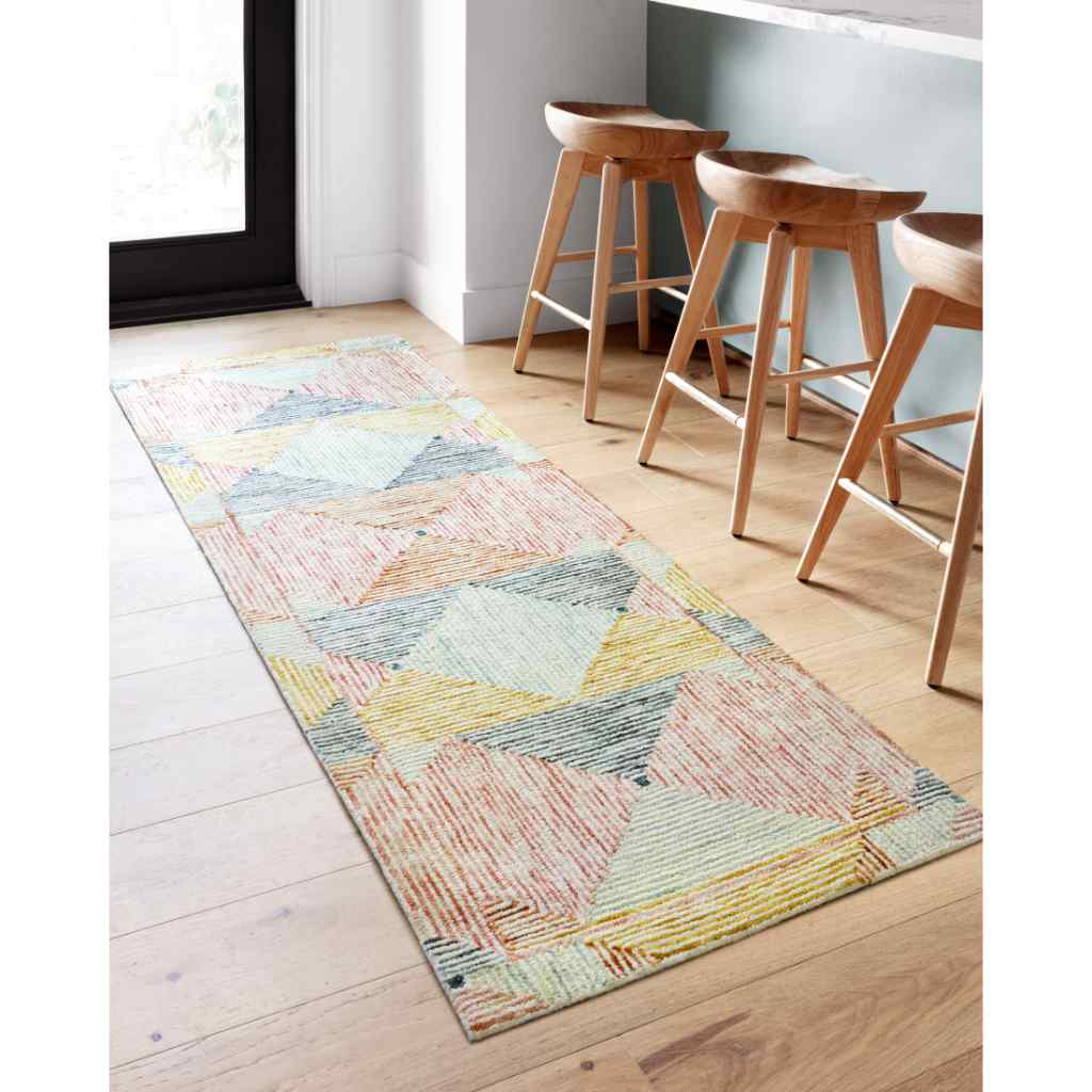 Loloi II Spectrum Collection Ivory / Multi Rug SPE-01 Ivory / Multi / 18" x 18" Sample