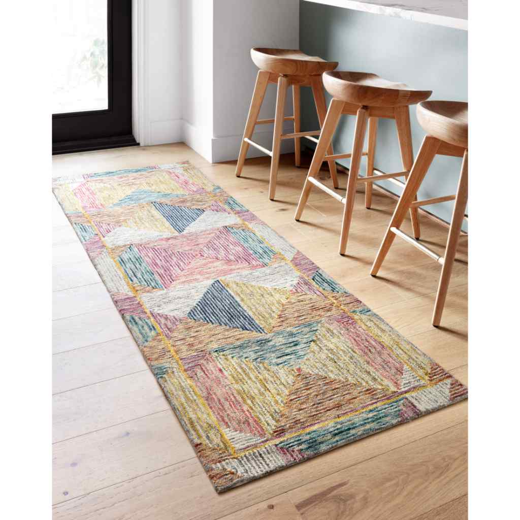 Loloi II Spectrum Collection Silver / Fiesta Rug SPE-01 Silver / Fiesta / 18" x 18" Sample