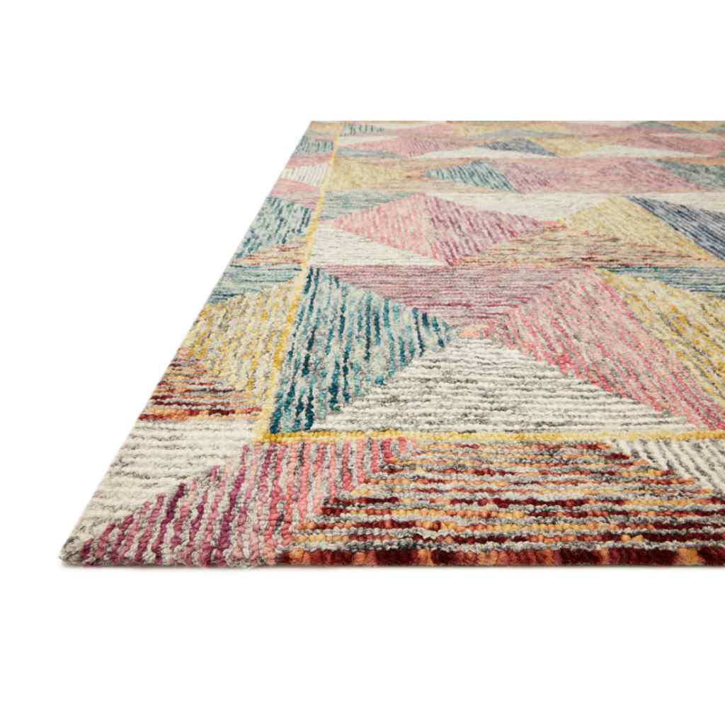 Loloi II Spectrum Collection Silver / Fiesta Rug SPE-01 Silver / Fiesta / 18" x 18" Sample