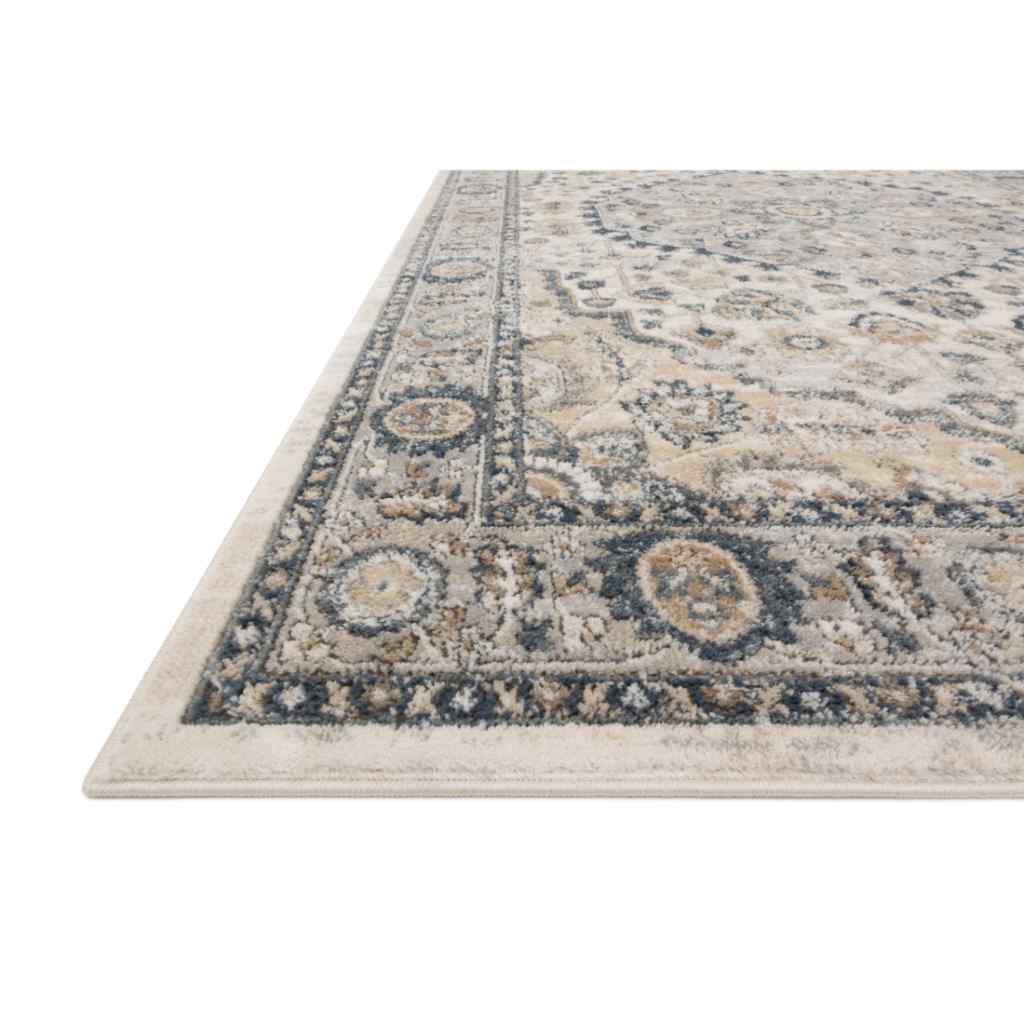 Loloi II Teagan Collection Natural / Lt. Grey Rug TEA-01 Natural / Lt. Grey / 18" x 18" Sample