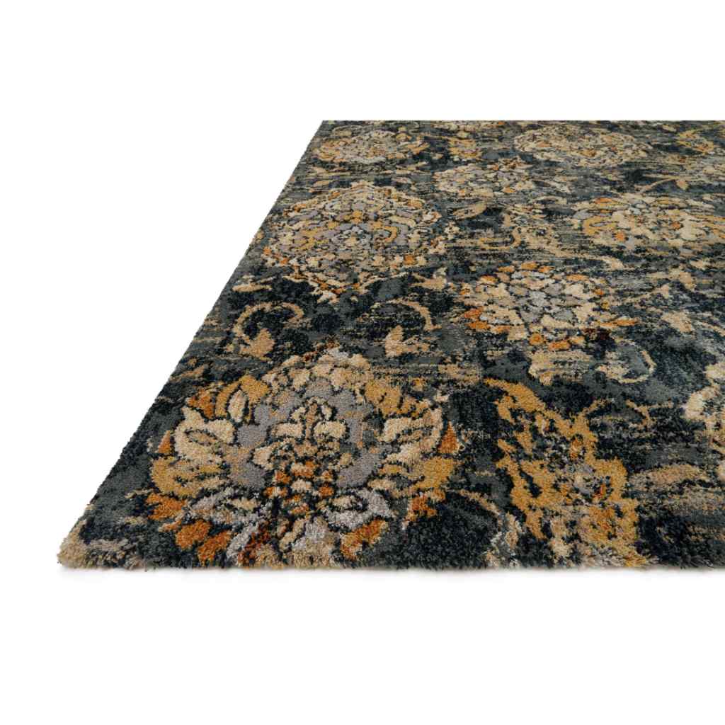 Loloi II Torrance Collection Charcoal Rug TC-11 Charcoal / 18" x 18" Sample