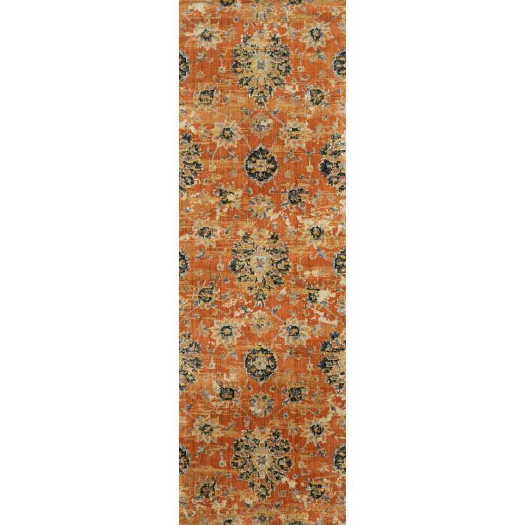 Loloi II Torrance Collection Rust Rug TC-14 Rust / 2'-7" x 10'-0"