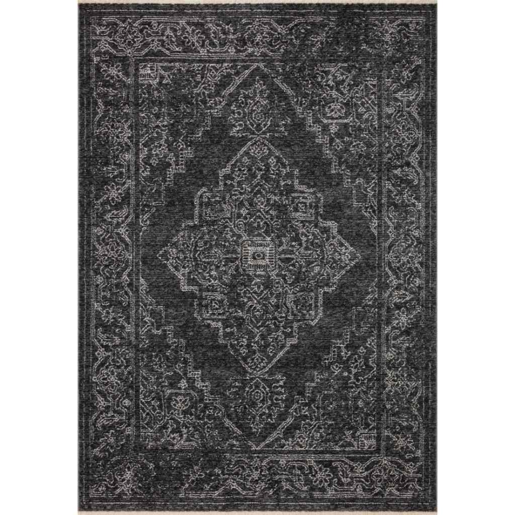 Loloi II Vance Collection Charcoal / Dove Rug VAN-03 Charcoal / Dove / 11'-6" x 15'-7"