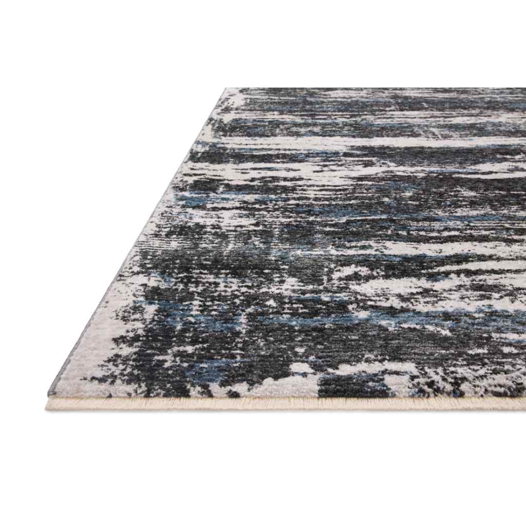 Loloi II Vance Collection Charcoal / Dove Rug VAN-04 Charcoal / Dove / 18" x 18" Sample