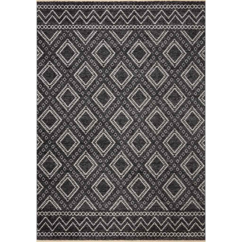 Loloi II Vance Collection Charcoal / Dove Rug VAN-05 Charcoal / Dove / 11'-6" x 15'-7"