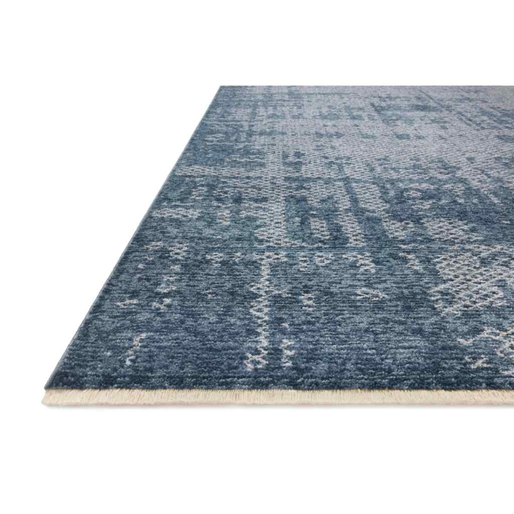 Loloi II Vance Collection Denim / Dove Rug VAN-01 Denim / Dove / 18" x 18" Sample