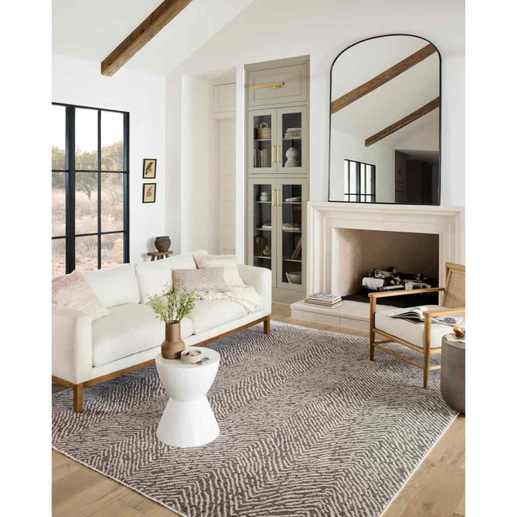 Loloi II Vance Collection Taupe / Dove Rug VAN-10 Taupe / Dove / 18" x 18" Sample