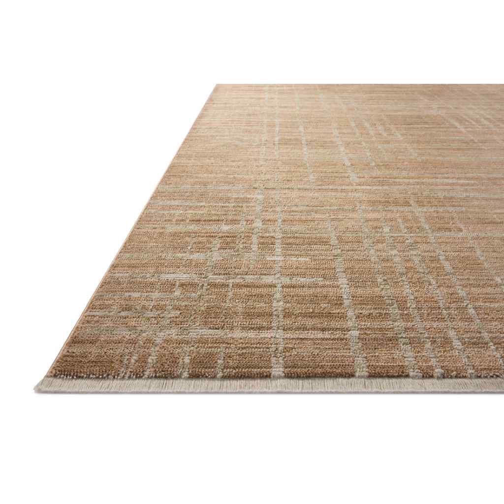 Loloi II Wade Collection Clay / Silver Rug WAE-03 Clay / Silver / 18" x 18" Sample