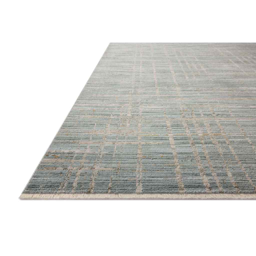 Loloi II Wade Collection Spa / Sand Rug WAE-03 Spa / Sand / 18" x 18" Sample