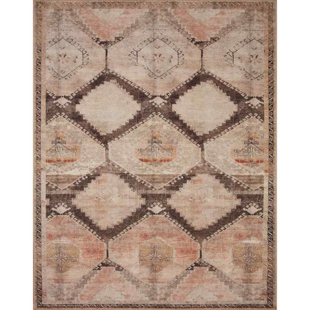 Loloi II Wynter Collection Graphite / Blush Rug WYN-08 Graphite / Blush / 8'-6" x 11'-6"