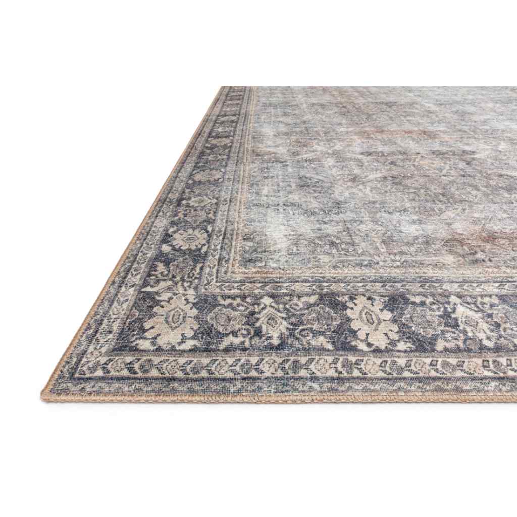 Loloi II Wynter Collection Grey / Charcoal Rug WYN-07 Grey / Charcoal / 18" x 18" Sample