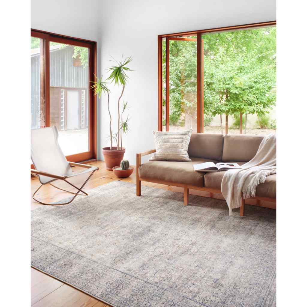 Loloi II Wynter Collection Silver / Charcoal Rug WYN-03 Silver / Charcoal / 18" x 18" Sample