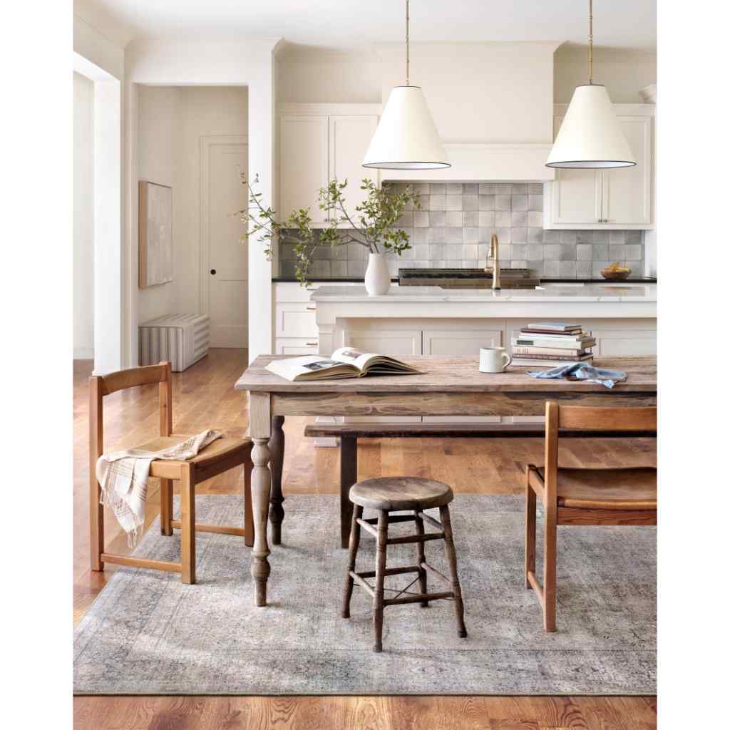 Loloi II Wynter Collection Silver / Charcoal Rug WYN-03 Silver / Charcoal / 18" x 18" Sample