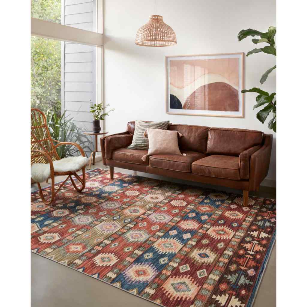 Loloi II Zion Collection Fiesta / Multi Rug ZIO-06 Fiesta / Multi / 18" x 18" Sample