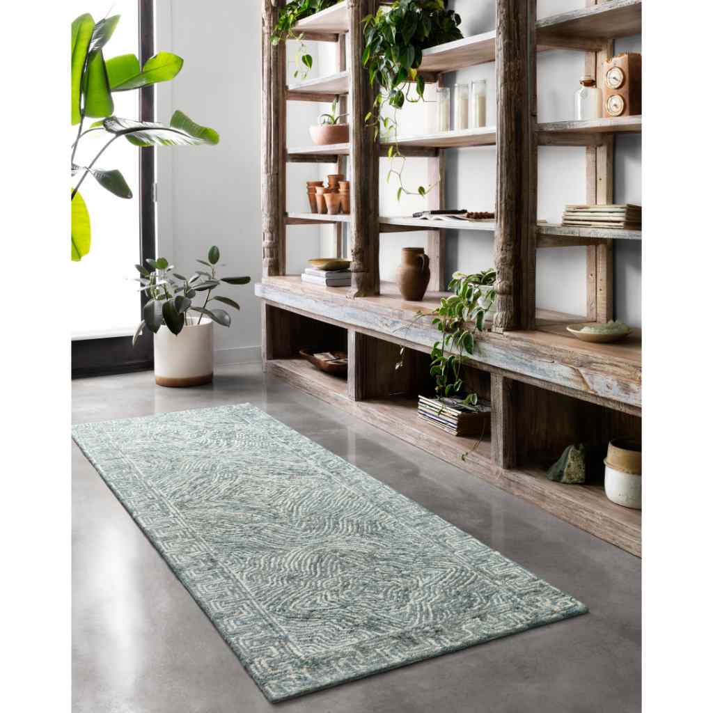 Loloi II Ziva Collection Denim Rug ZV-04 Denim / 18" x 18" Sample