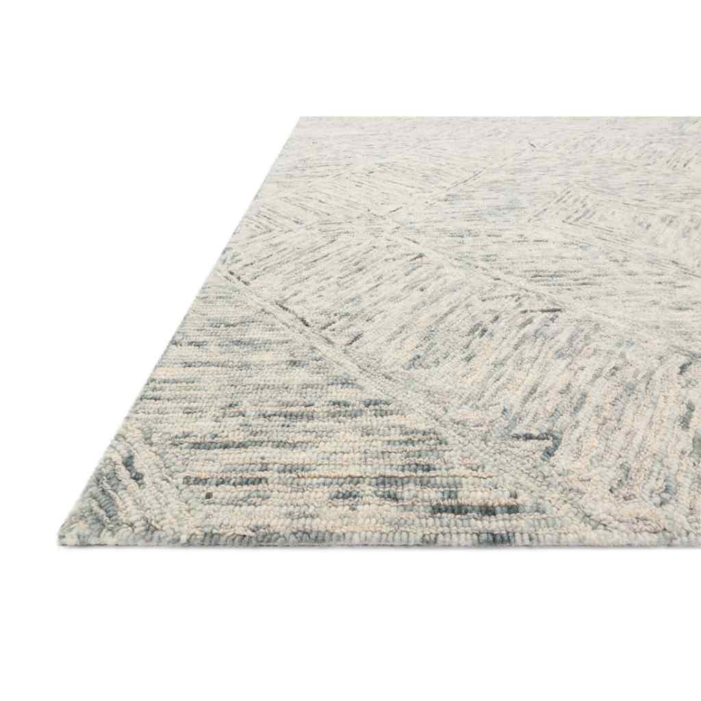 Loloi II Ziva Collection Sky Rug ZV-05 Sky / 18" x 18" Sample