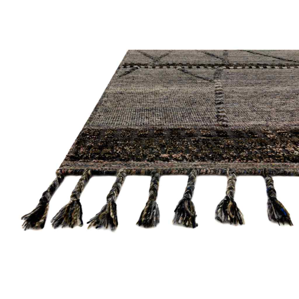 Loloi Iman Collection Grey / Multi Rug IMA-04 Grey / Multi / 18" x 18" Sample