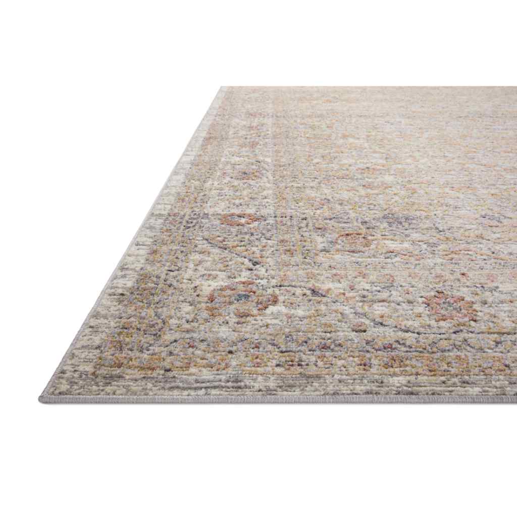 Loloi Indra Collection Stone / Multi Rug INA-01 Stone / Multi / 18" x 18" Sample