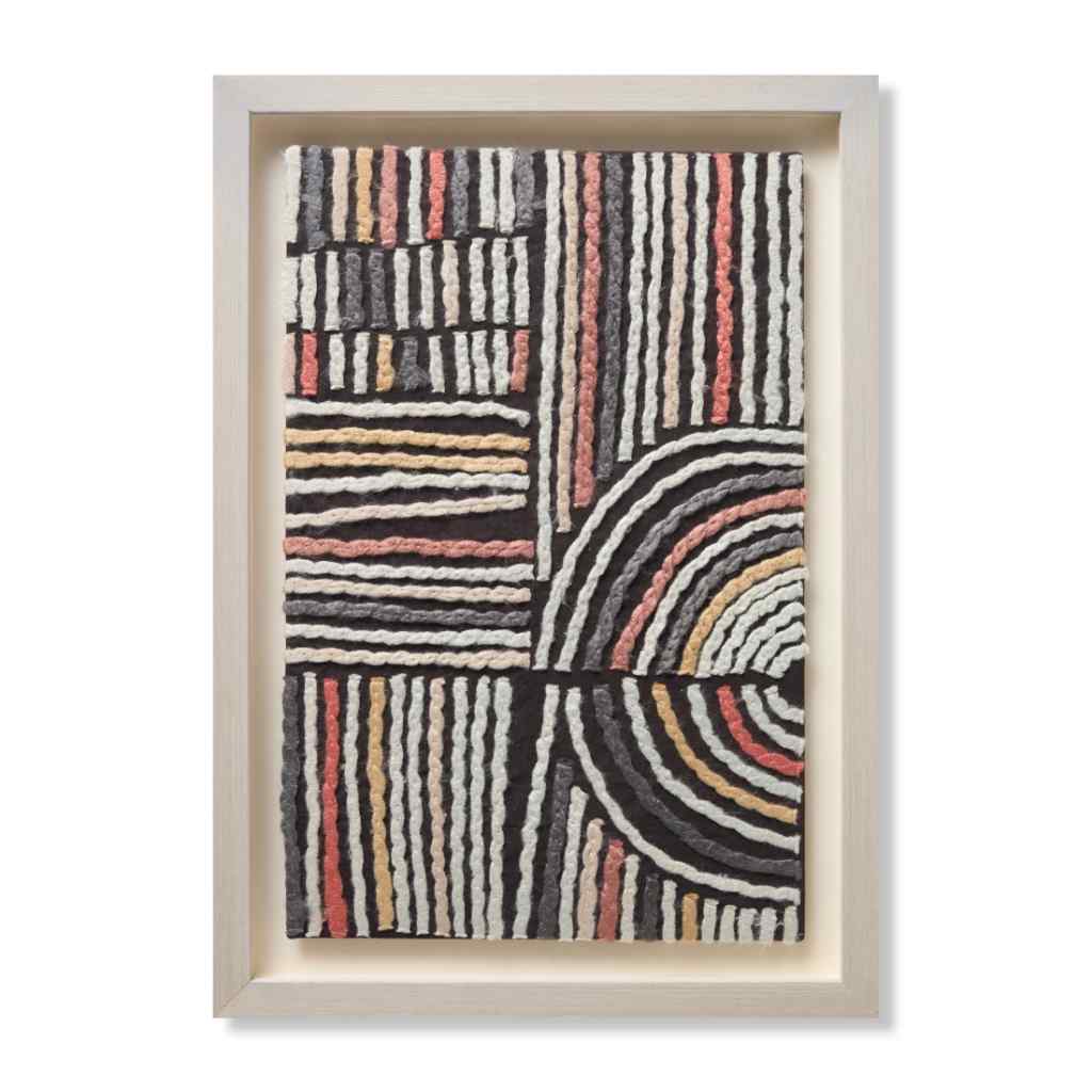 Loloi Intermix Collection Brown / Beige Wall Art INTER Brown / Beige / 2'-4" x 1'-8" Wall Art