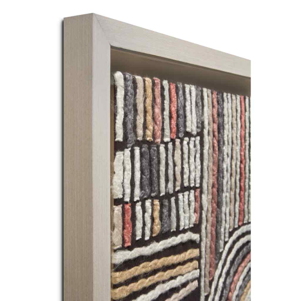 Loloi Intermix Collection Brown / Beige Wall Art INTER Brown / Beige / 2'-4" x 1'-8" Wall Art
