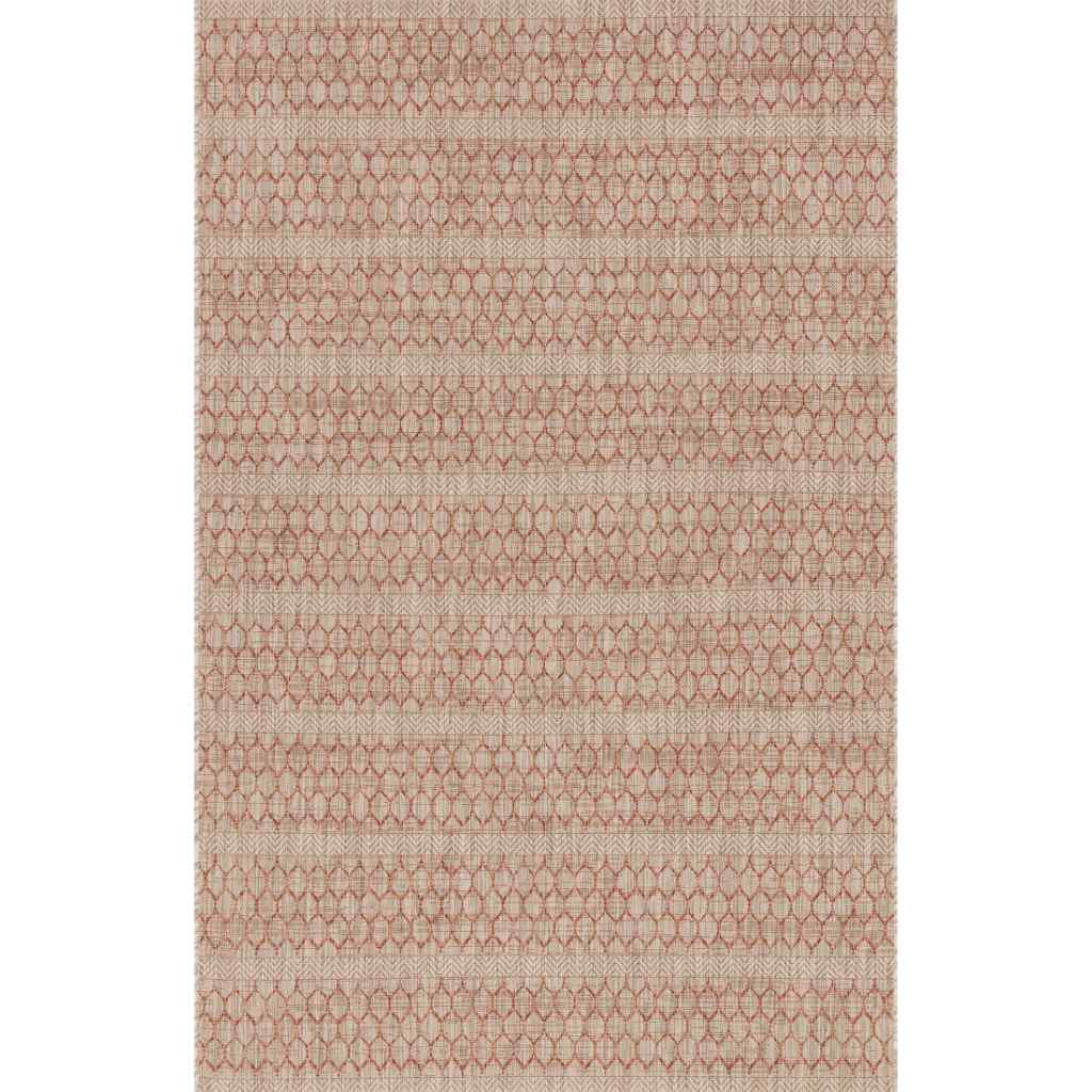 Loloi Isle Collection Beige / Rust Rug IE-01 Beige / Rust / 9'-2" x 12'-1"