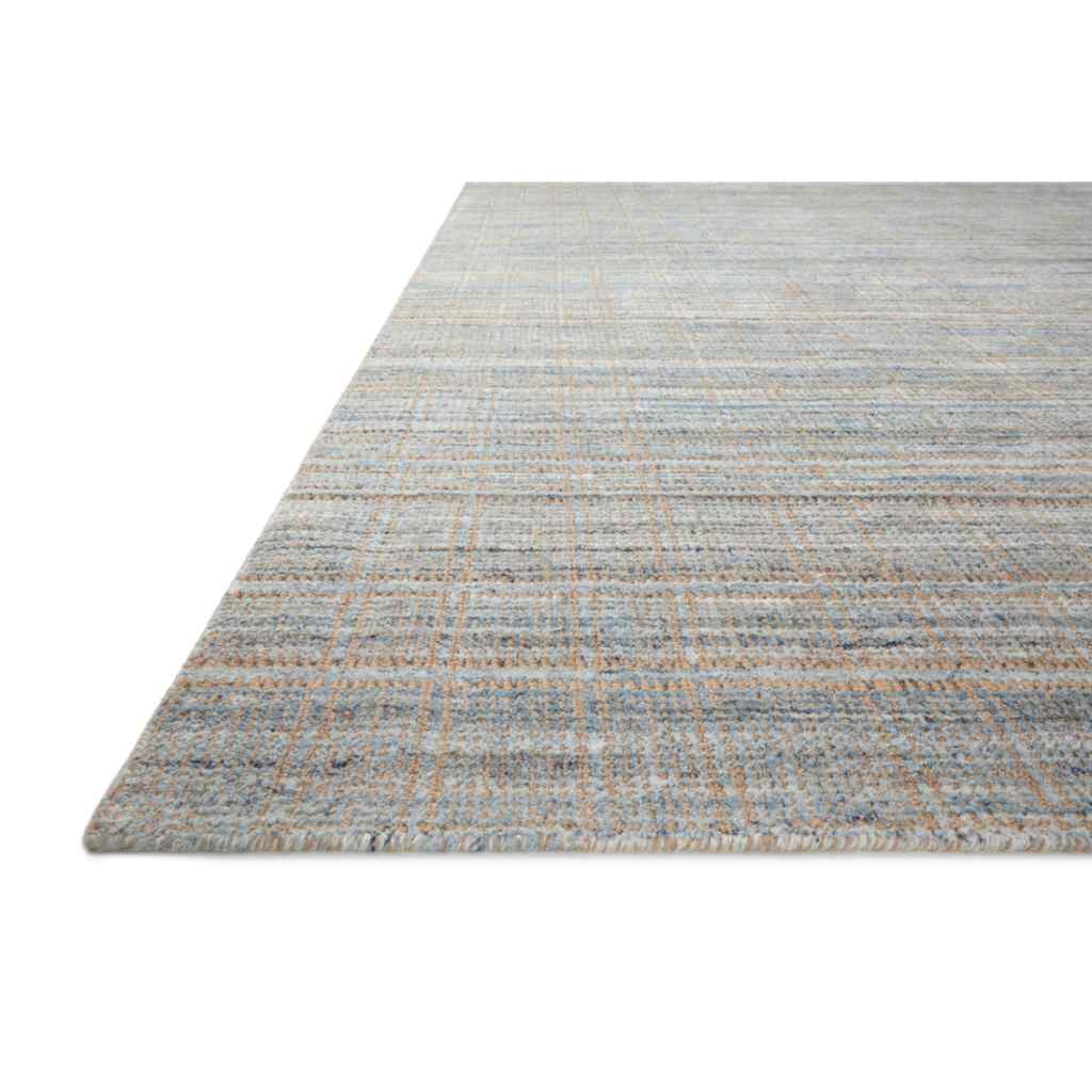Loloi Jamie Collection Natural / Sky Rug JEM-01 Natural / Sky / 18" x 18" Sample