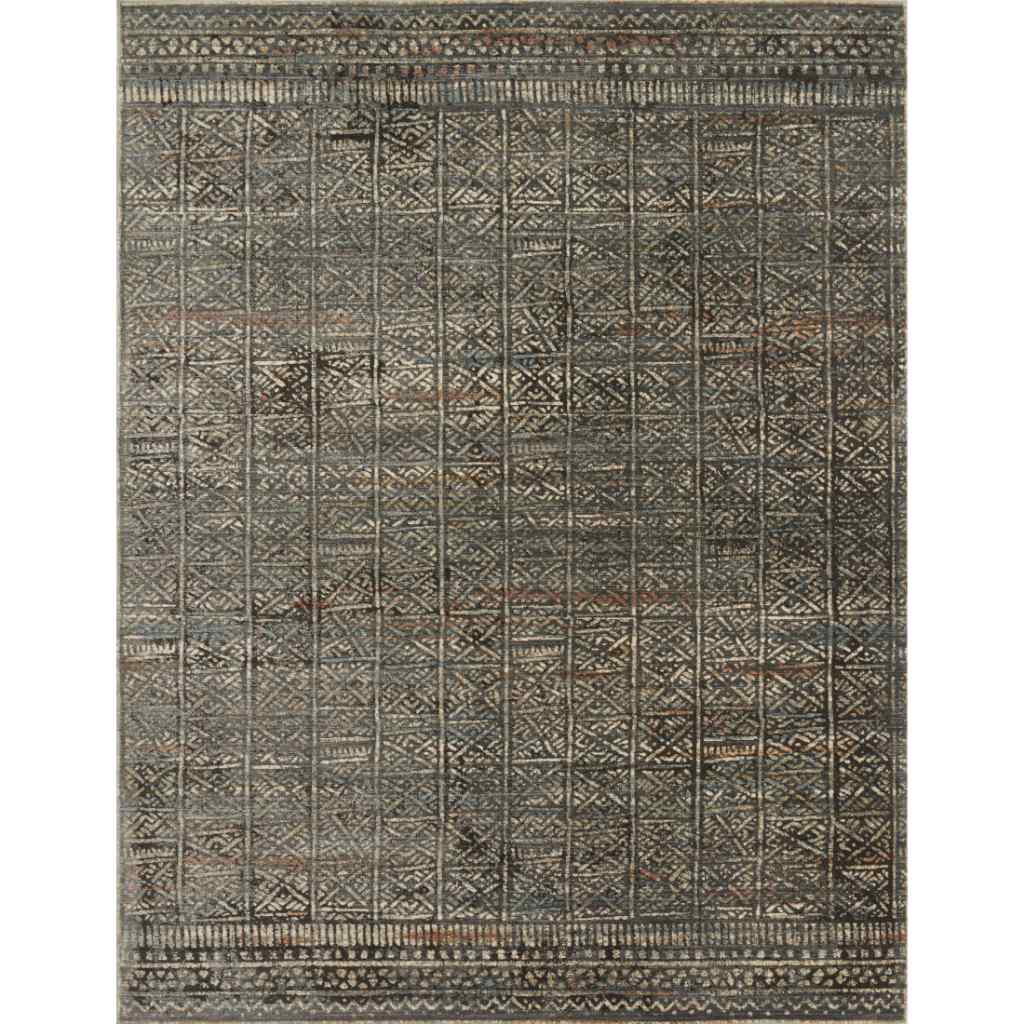 Loloi Javari Collection Charcoal / Silver Rug JV-06 Charcoal / Silver / 9'-6" x 12'-6"
