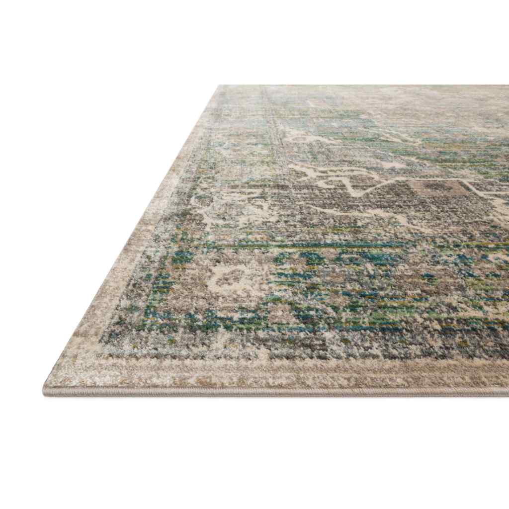 Loloi Javari Collection Grass / Ocean Rug JV-08 Grass / Ocean / 18" x 18" Sample