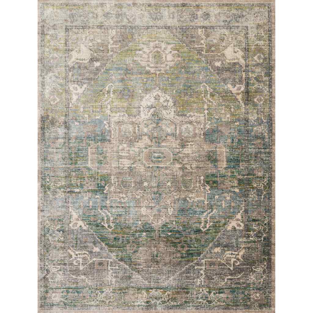 Loloi Javari Collection Grass / Ocean Rug JV-08 Grass / Ocean / 9'-6" x 12'-6"
