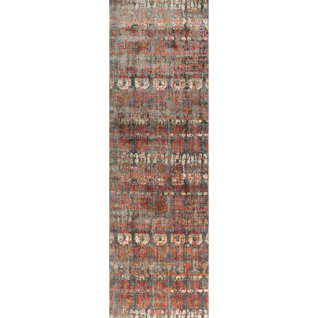 Loloi Javari Collection Steel / Sunrise Rug JV-07 Steel / Sunrise / 2'-6" x 10'-0"