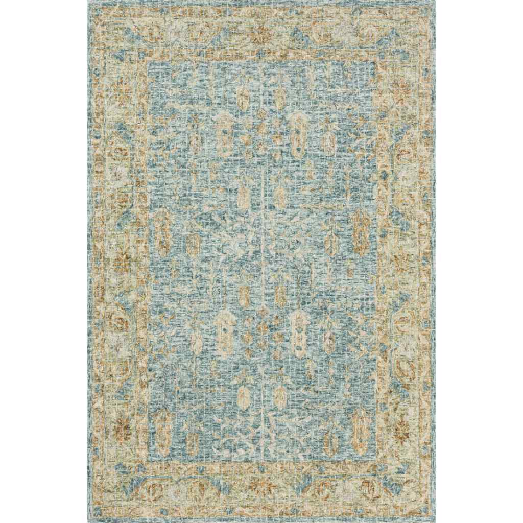 Loloi Julian Collection Blue / Gold Rug JI-05 Blue / Gold / 9'-3" x 13'