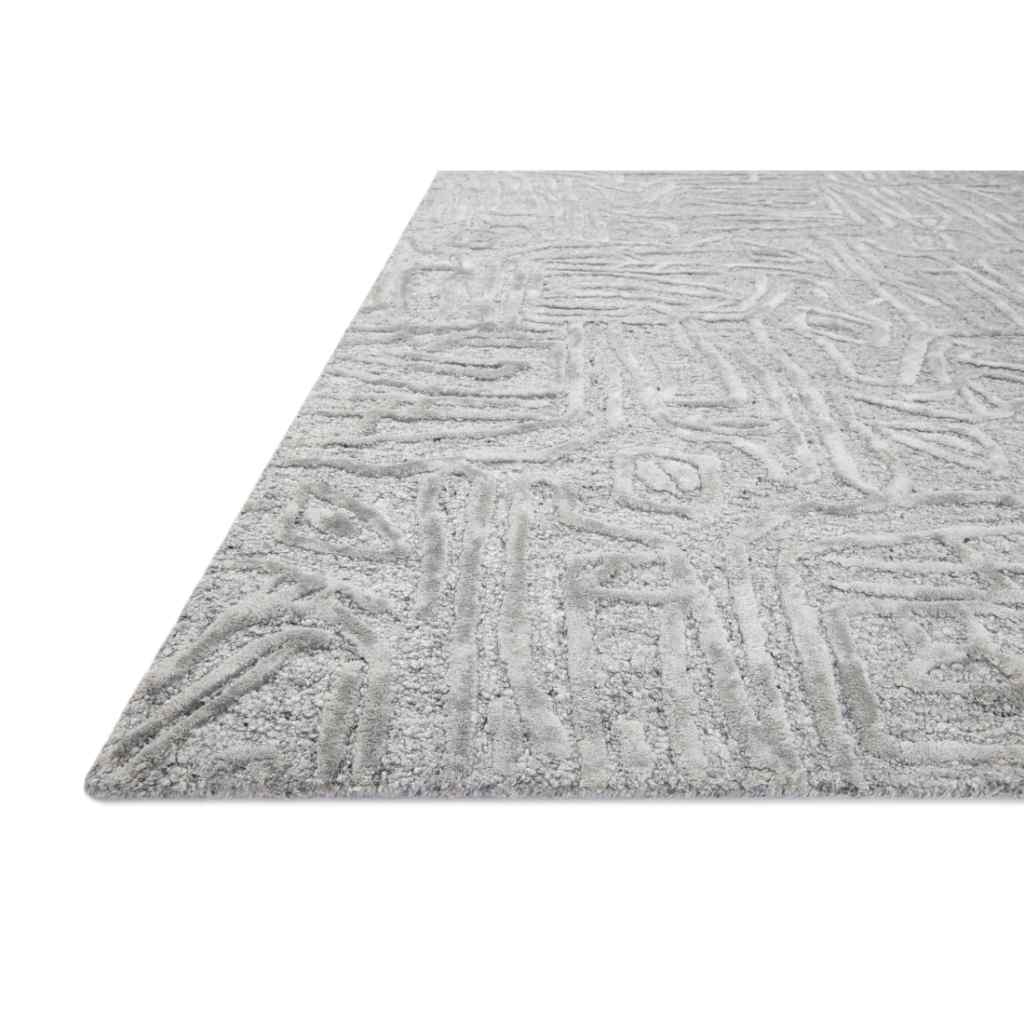 Loloi Juneau Collection Grey / Grey Rug JY-06 Grey / Grey / 18" x 18" Sample