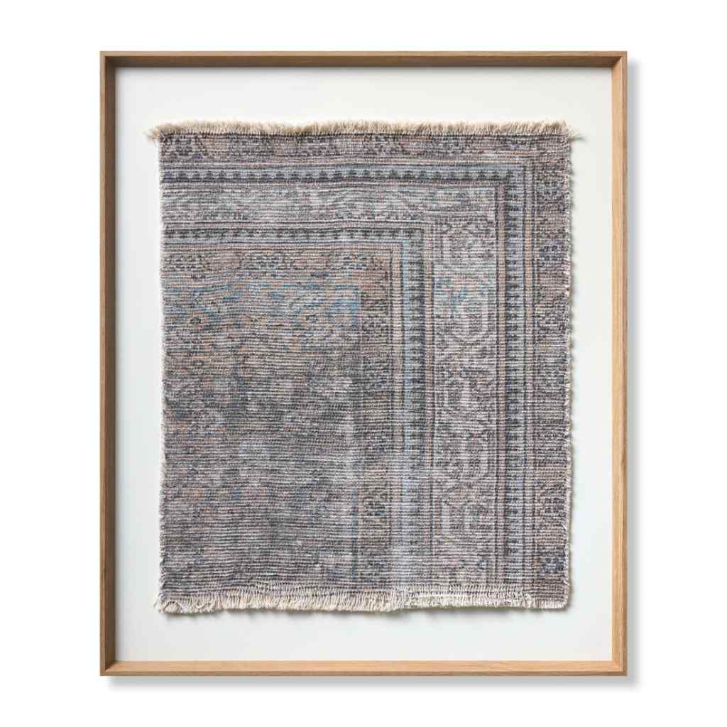 Loloi Kepol Collection Blue / Beige Wall Art KEPOL Blue / Beige / 2'-9" x 3'-3" Wall Art