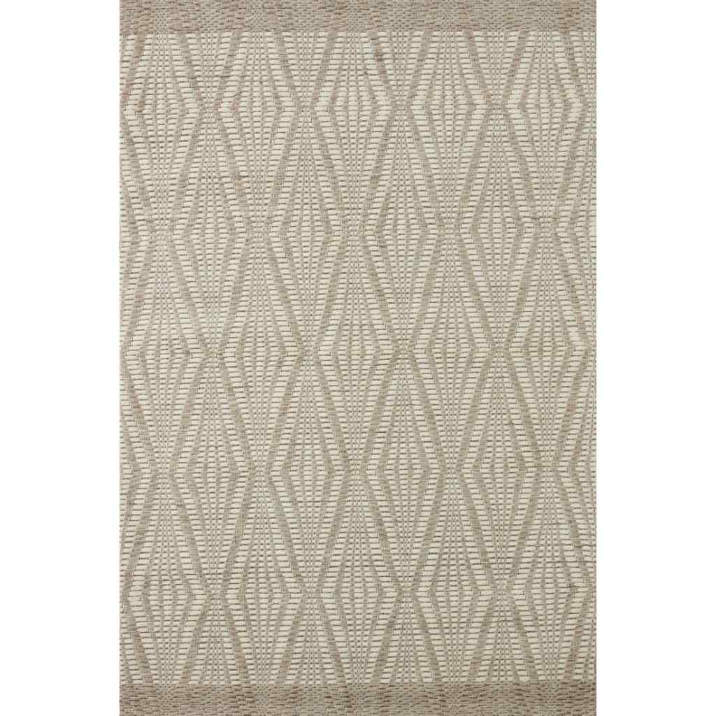 Loloi KNZ-01 Rug - Ivory/Taupe Ivory / Taupe / 2'-6" x 7'-6" Runner Rug