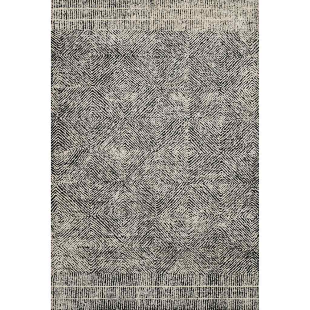 Loloi Kopa Collection Black / Ivory Rug KO-01 Black / Ivory / 9'-3" x 13'